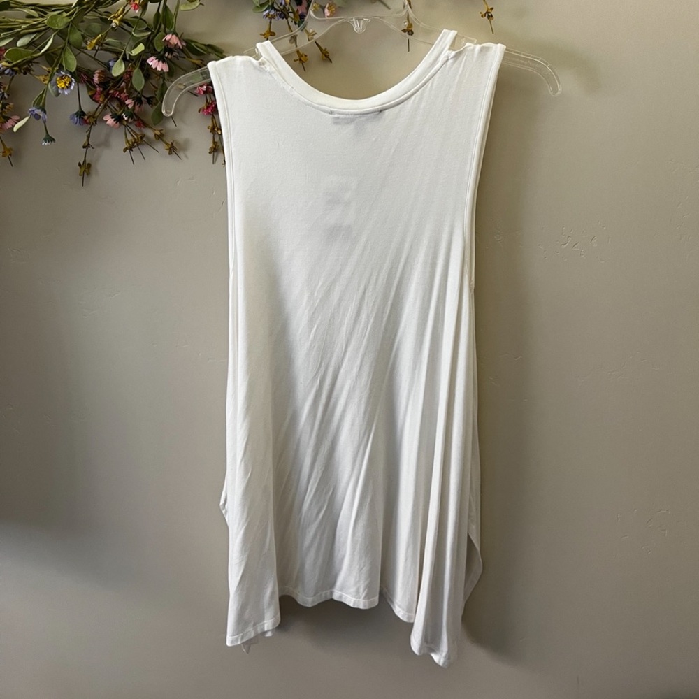 New with Tags Olivia Sky Sleeveless Relaxed Tunic Tank Top Dress - Picture 13 of 14